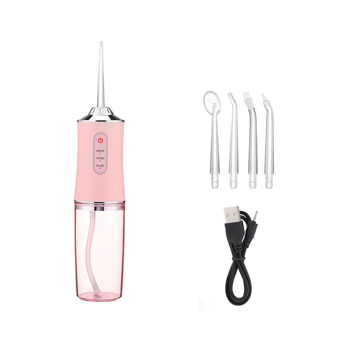 Hydrojet dents - Oral Irrigator X67 4 buses - un câble de recharge - oralirrigator.fr