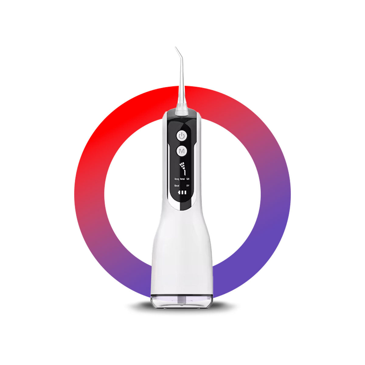 Hydropulseur jet dentaire sans fil - Oral Irrigator L12 Blanc - oralirrigator.fr