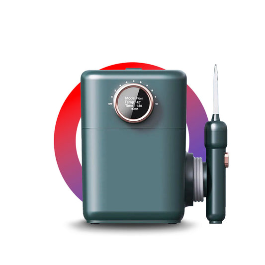 Appareil jet dentaire hydropulseur professionnel - Oral Irrigator AOW10 Vert - oralirrigator.fr