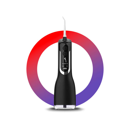 Hydropulseur dentaire sans fil - Oral Irrigator L12 Noir - oralirrigator.fr