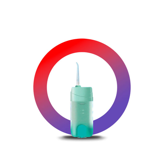 Hydropulseur dentaire voyage - Oral Irrigator mini V10 vert - oralirrigator.fr