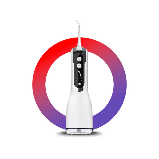 Hydropulseur jet dentaire sans fil - Oral Irrigator L12 Blanc - oralirrigator.fr