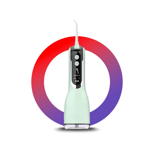 Hydropulseur sans fil - Oral Irrigator L12 Vert - oralirrigator.fr