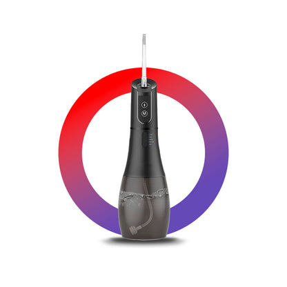Jet dentaire sans fil rechargeable - Oral Irrigator F138 Noir - oralirrigator.fr